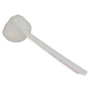 TOILET BOWL MOP PLASTIC HANDLE WHITE EA